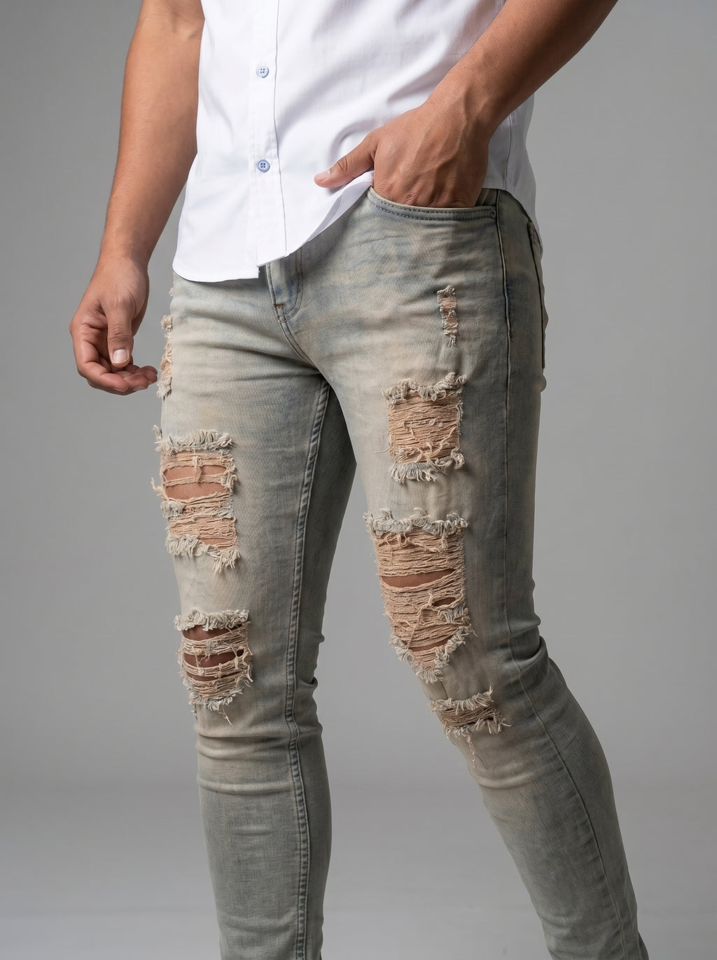 JEAN URBAN ICE - WHITE ESSENTIAL