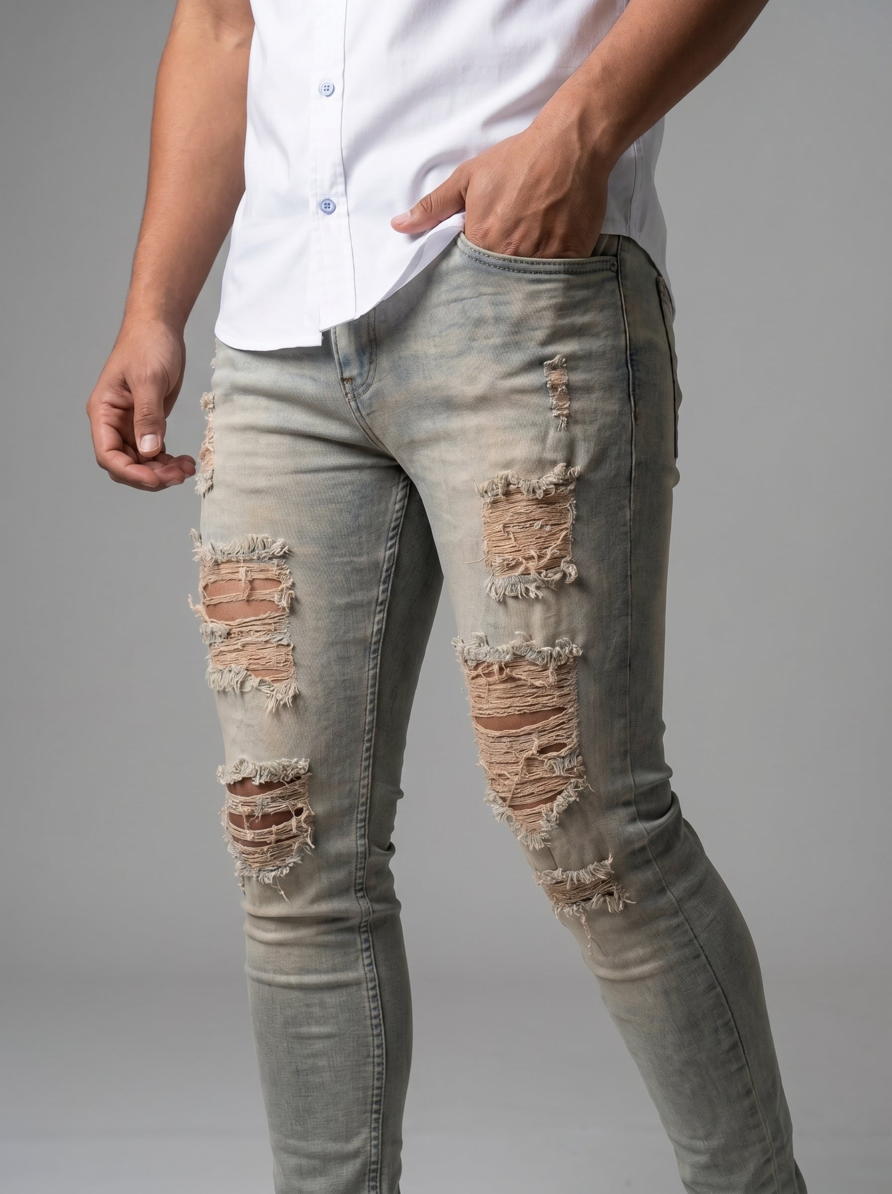 JEAN URBAN ICE - WHITE ESSENTIAL
