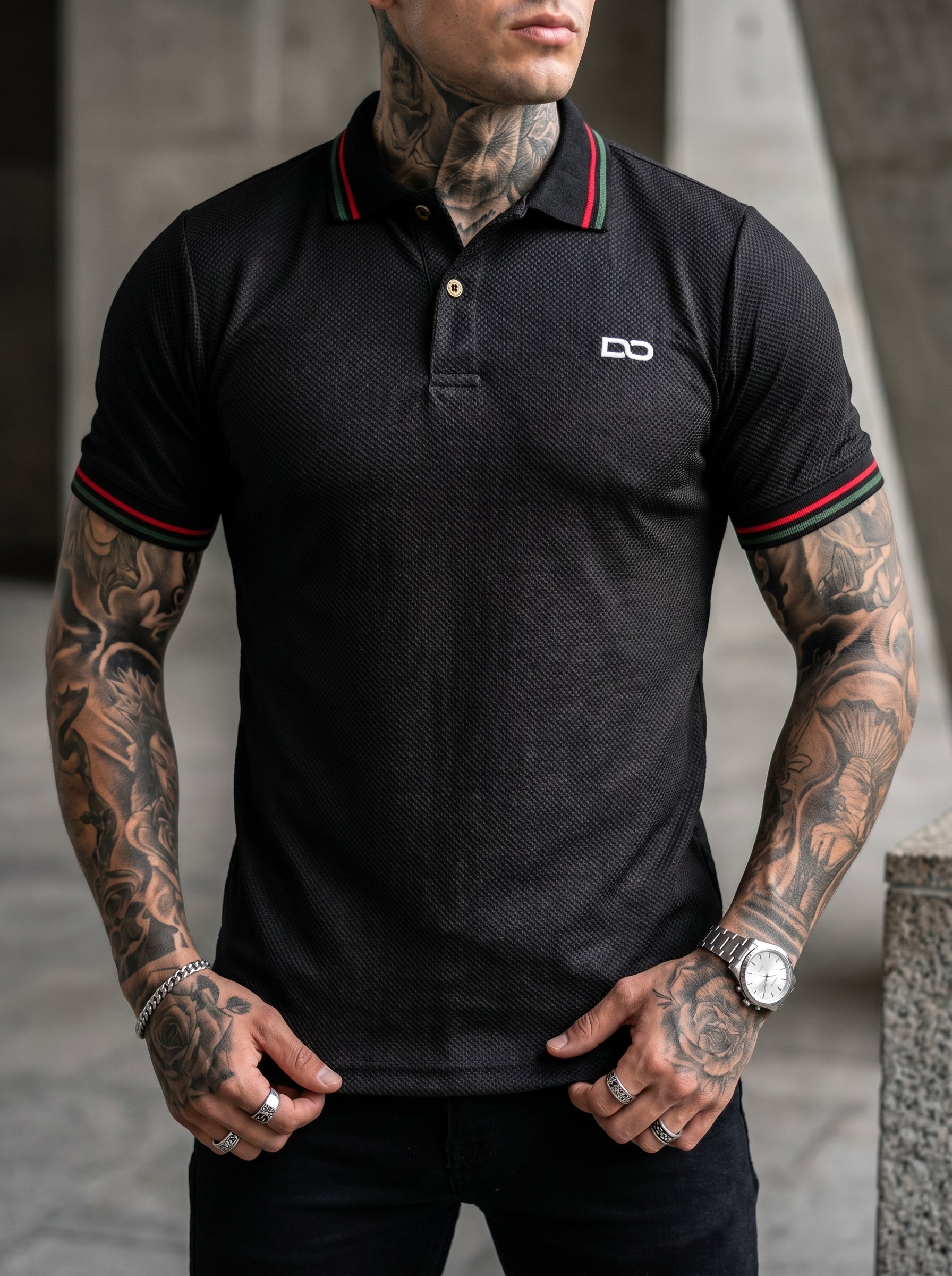 POLO MONACO SIGNATURE - JEANS SKINNY NEGRO