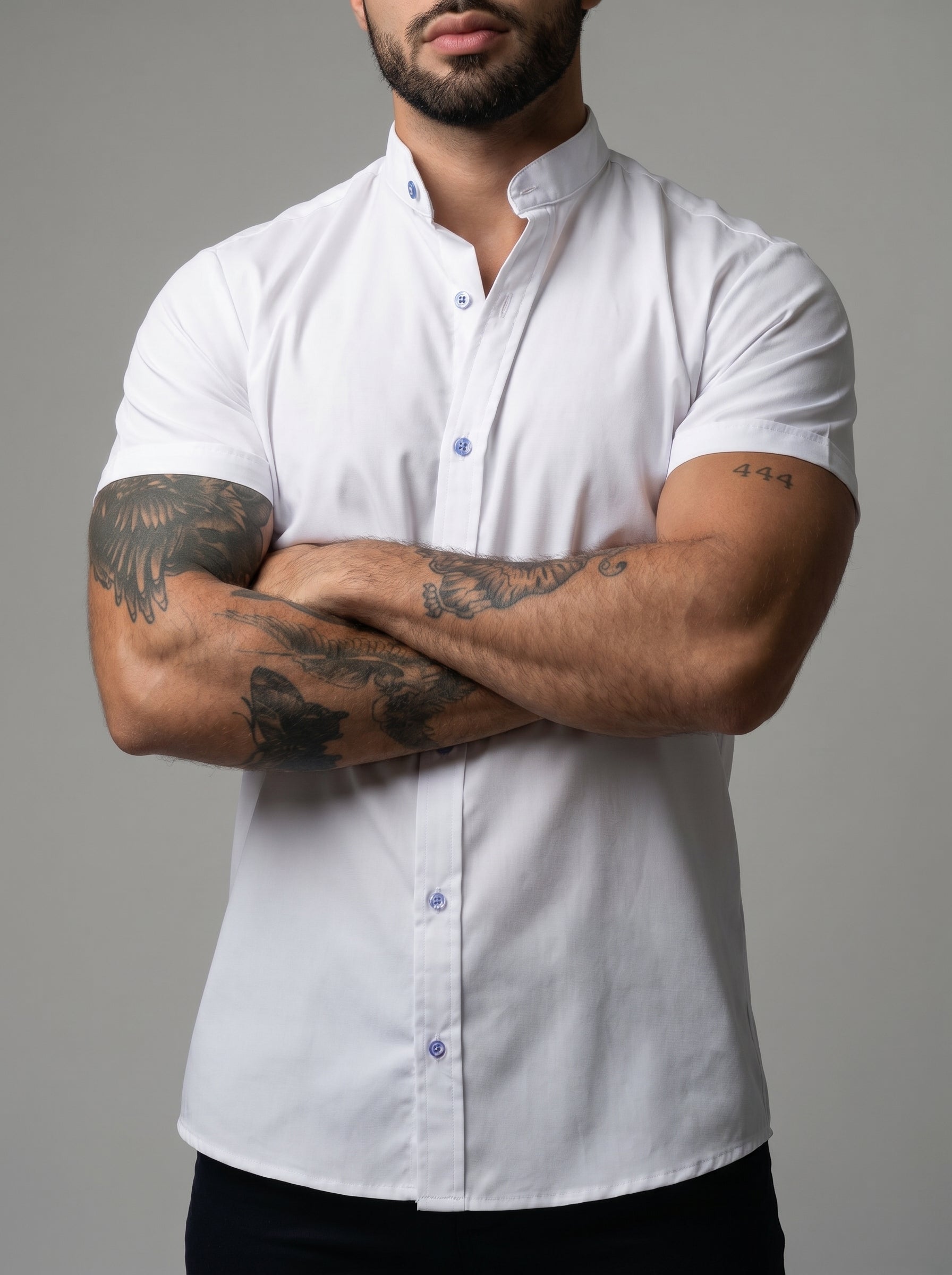 JEAN DARK REBEL - CAMISA WHITE ESSENTIAL