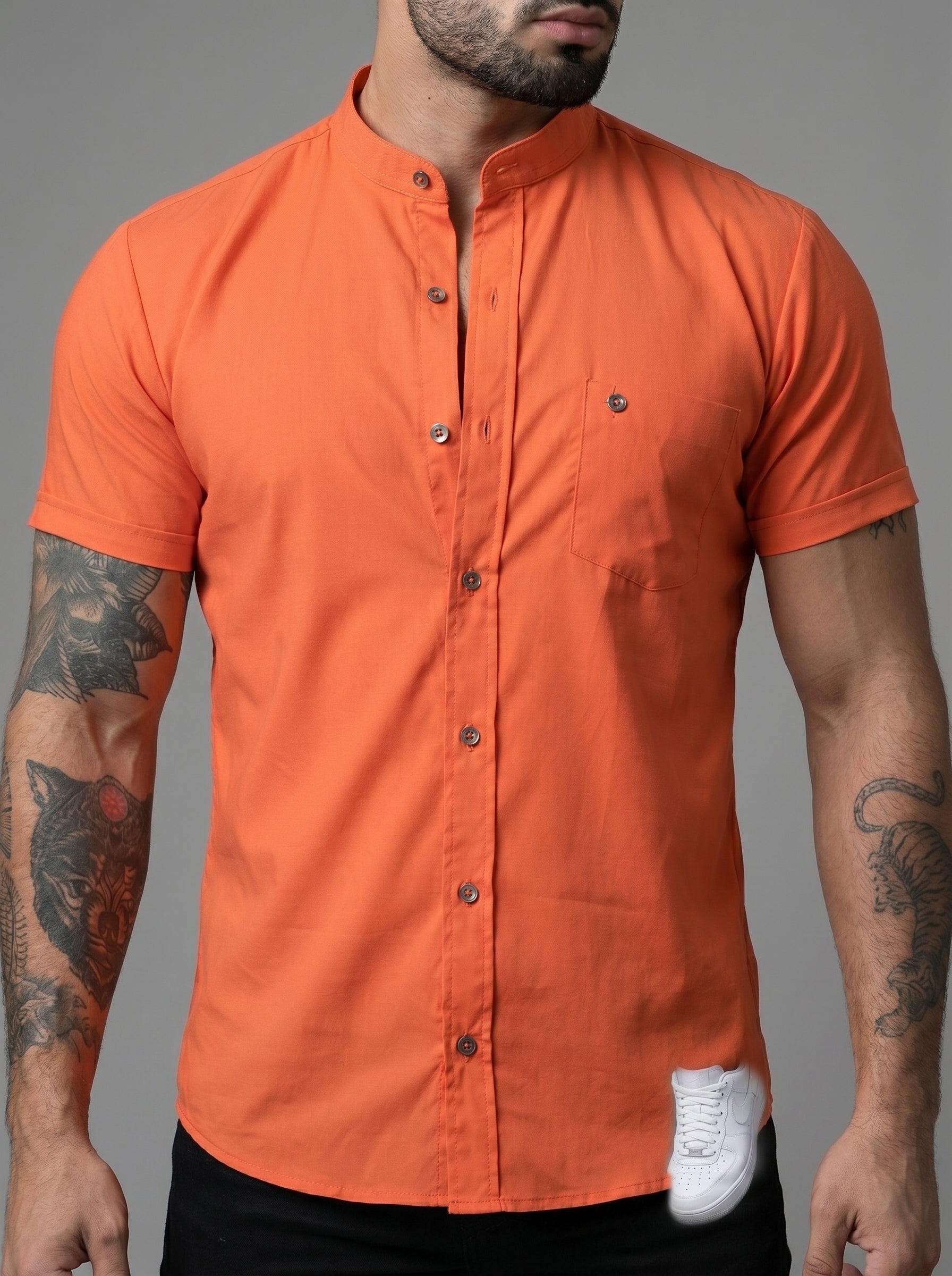 JEAN BLACK TOTAL KNEE RIP - CAMISA SUSENT ESSENTIAL