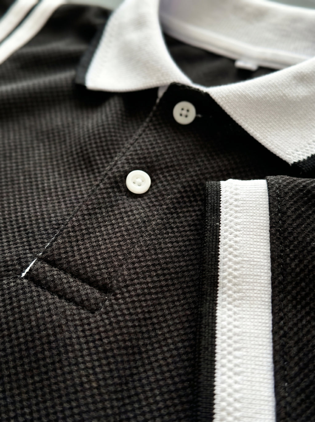 POLO DONATTO – MONACO STRIPE BLACK