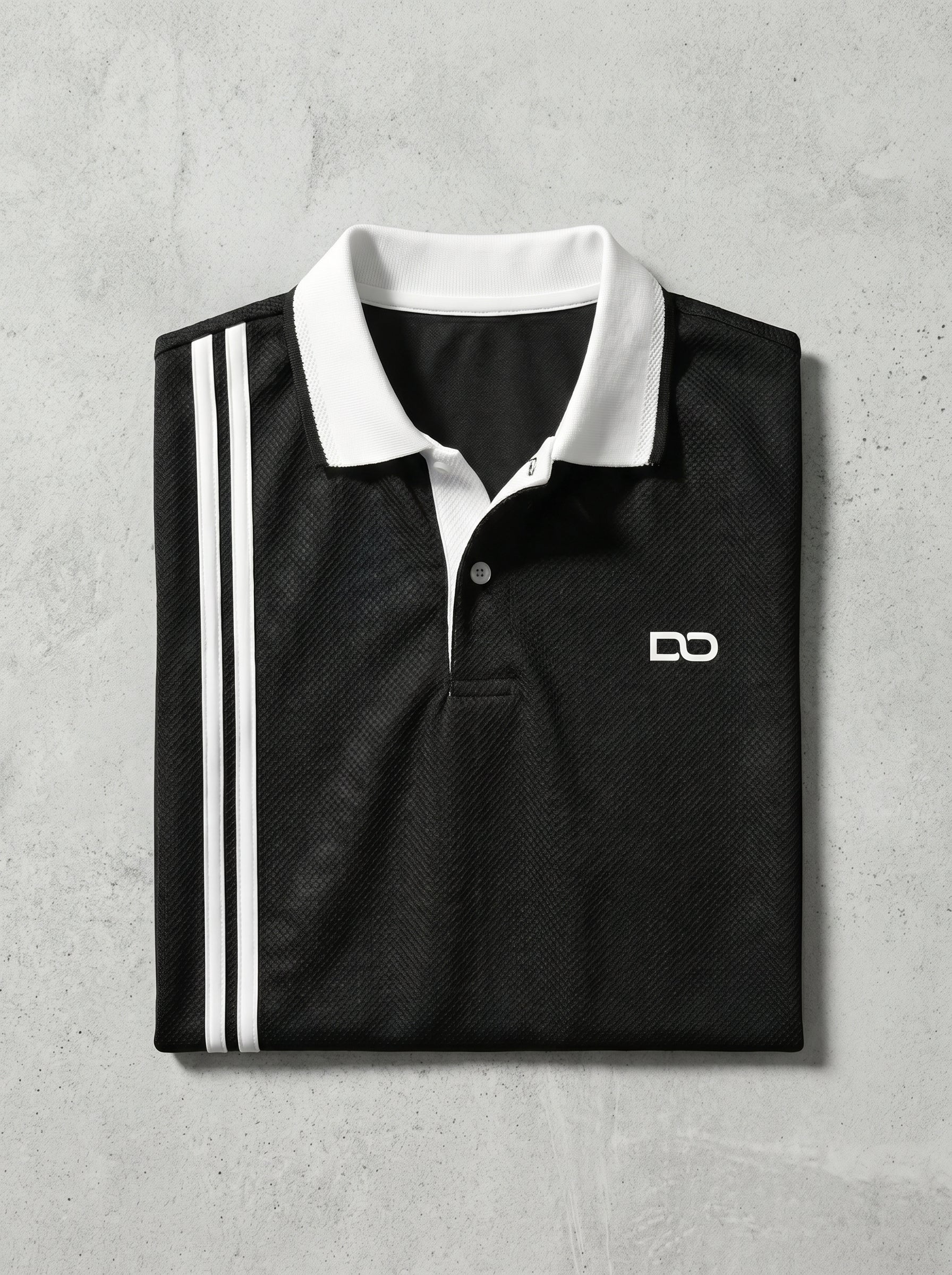 POLO DONATTO – MONACO STRIPE BLACK
