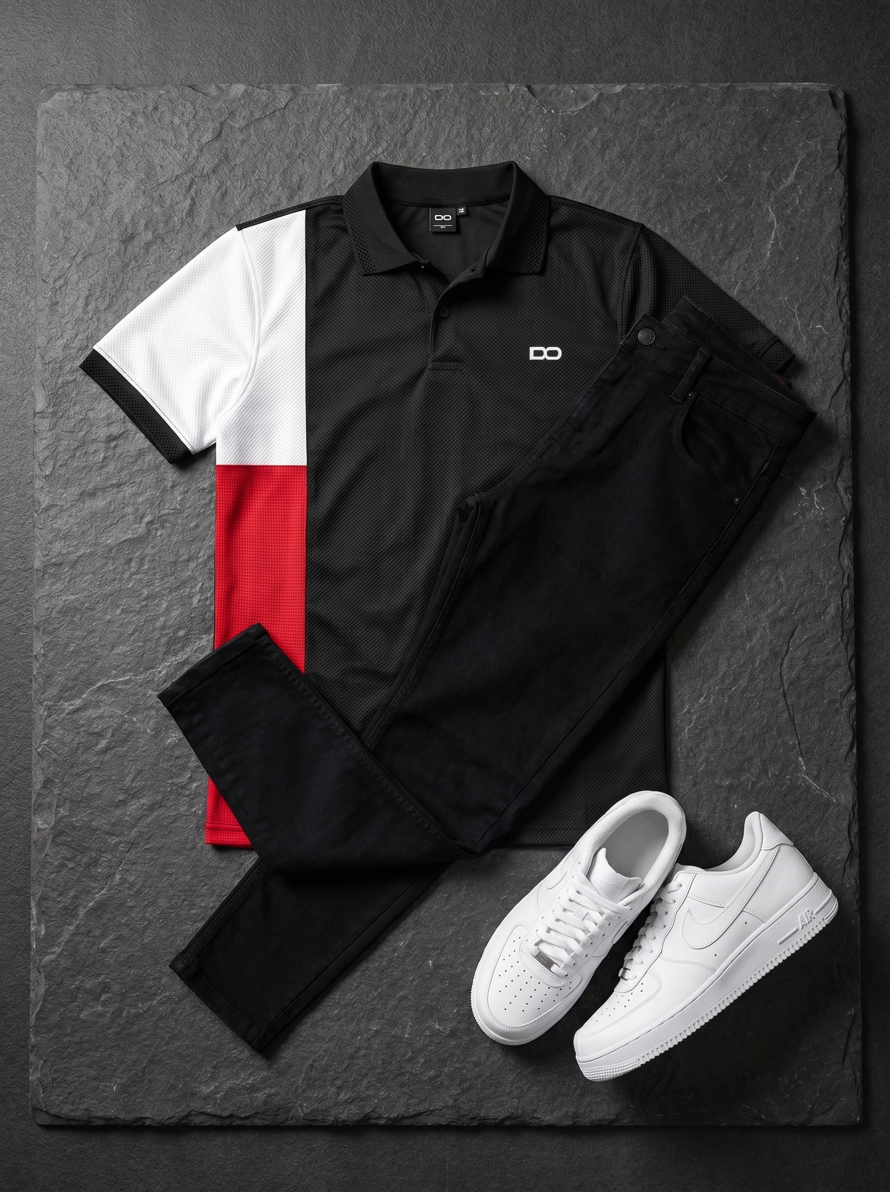 POLO DO – MONACO RACING - JEAN NEGRO LISO