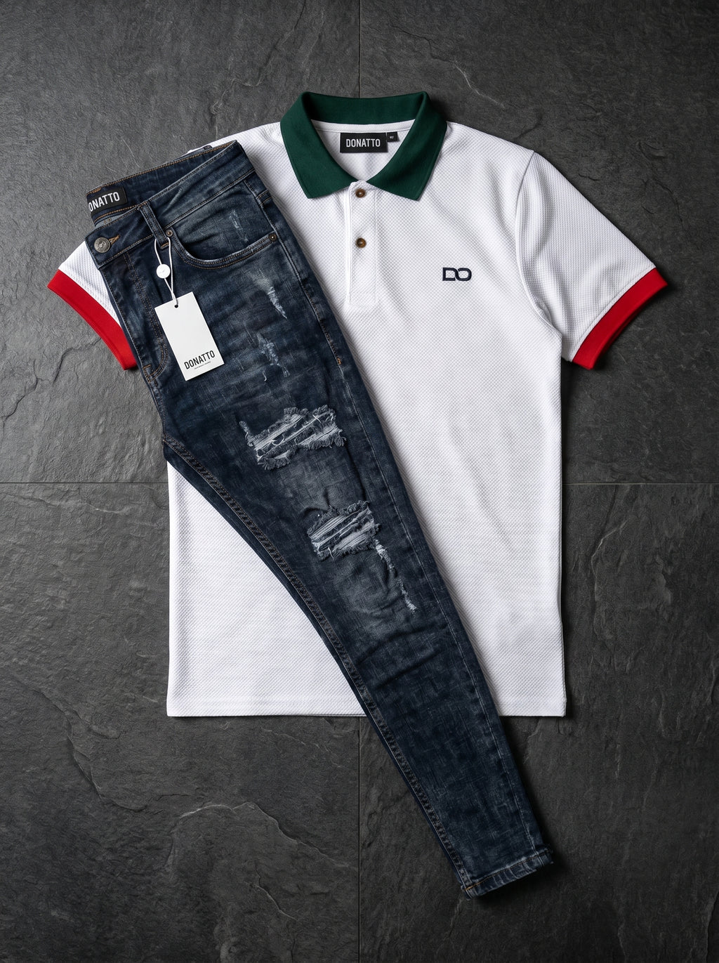 POLO MONACO ITALY - JEAN SKINNY  DARK URBAN