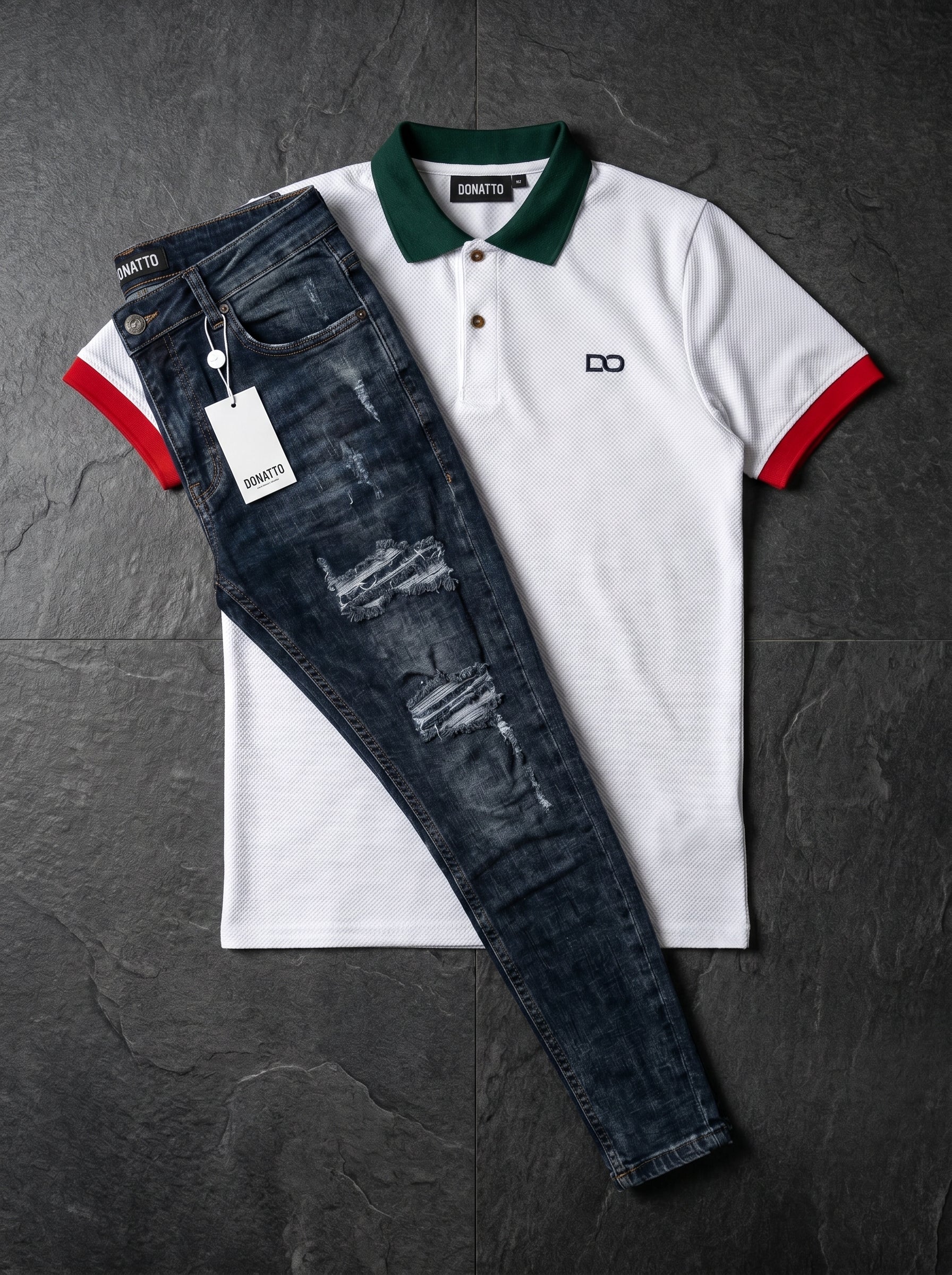 POLO MONACO ITALY - JEAN SKINNY  DARK URBAN
