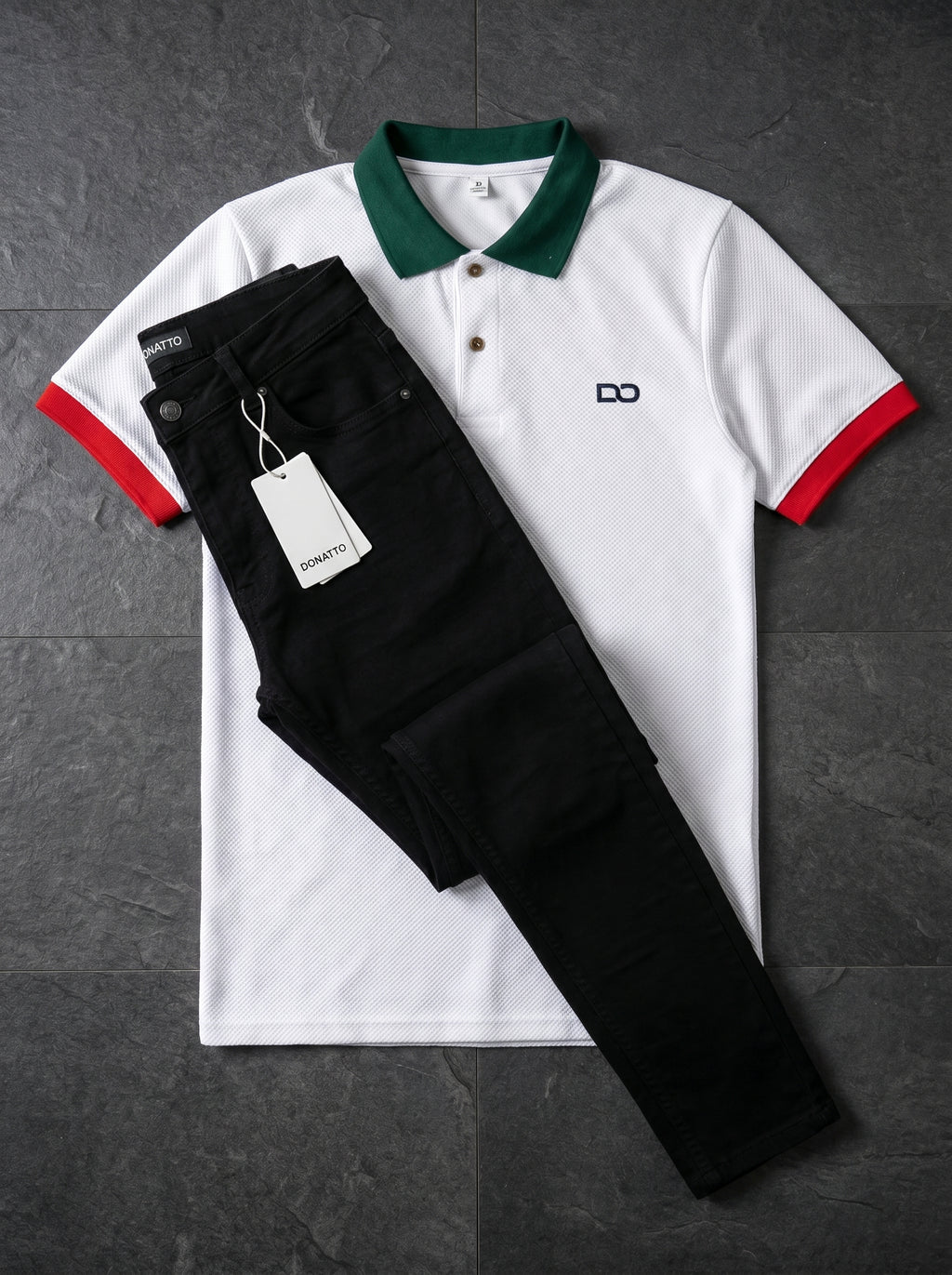 POLO DO MONACO ITALY + JEAN SKINNY NEGRO LISO