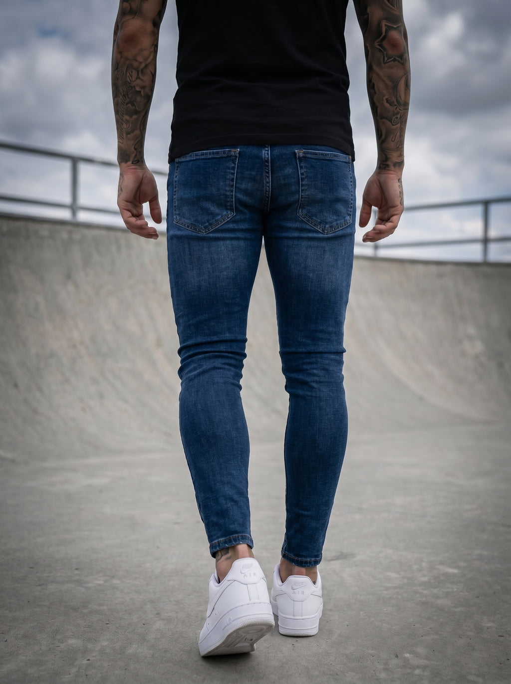 POLO DO – MONACO PURE WHITE + SKINNY FIT BLUE