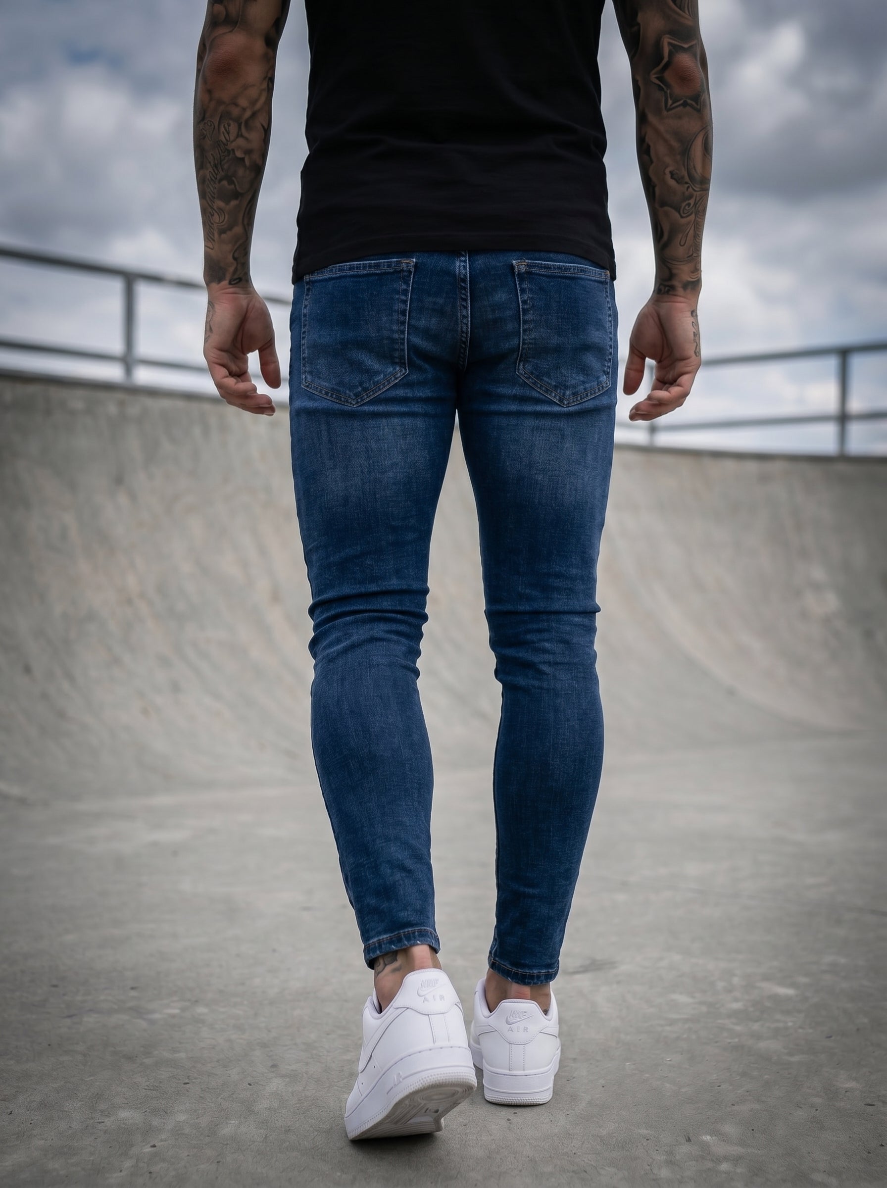 POLO DO – MONACO PURE WHITE + SKINNY FIT BLUE