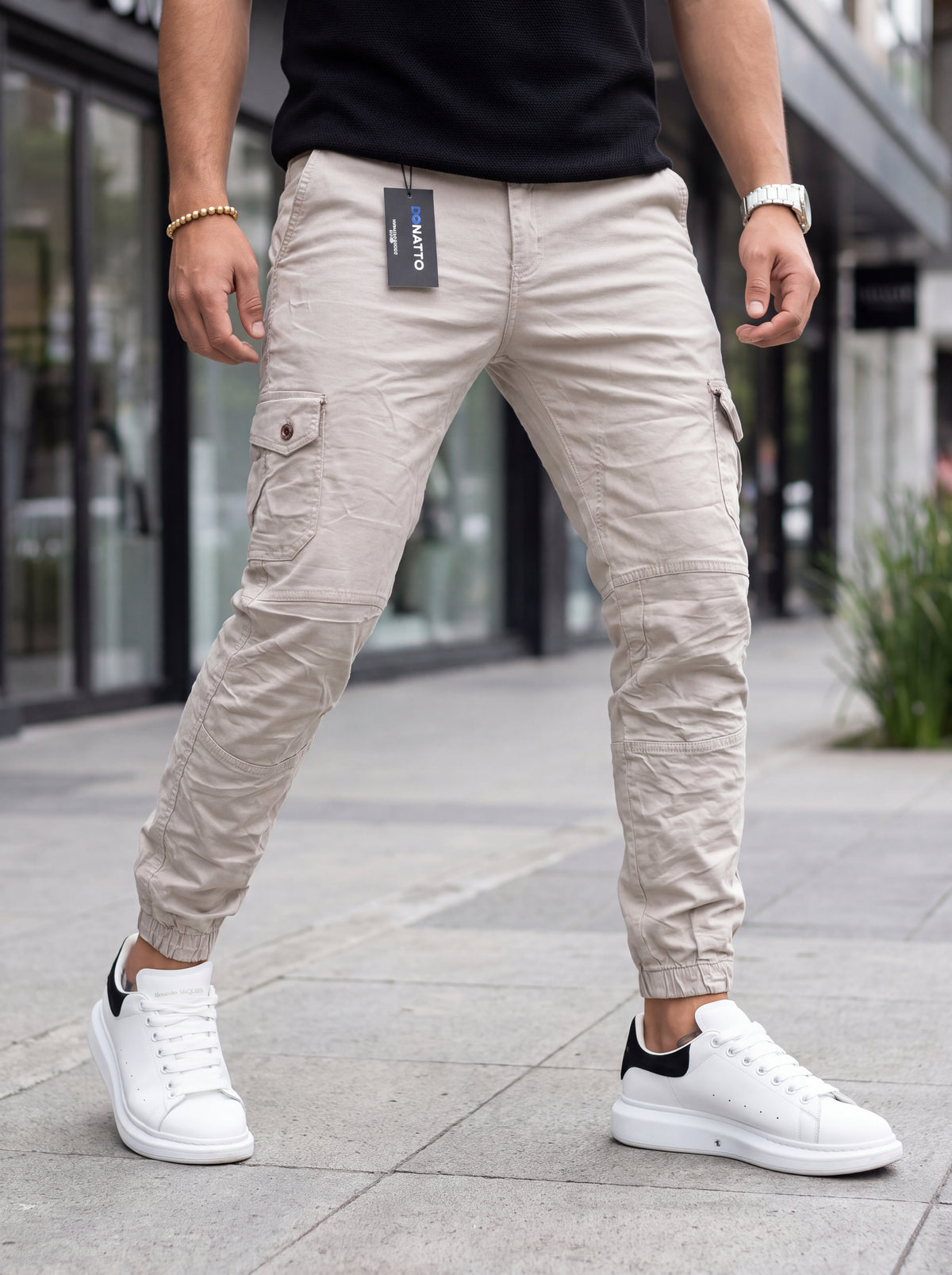 Jogger Cargo Beige Arena