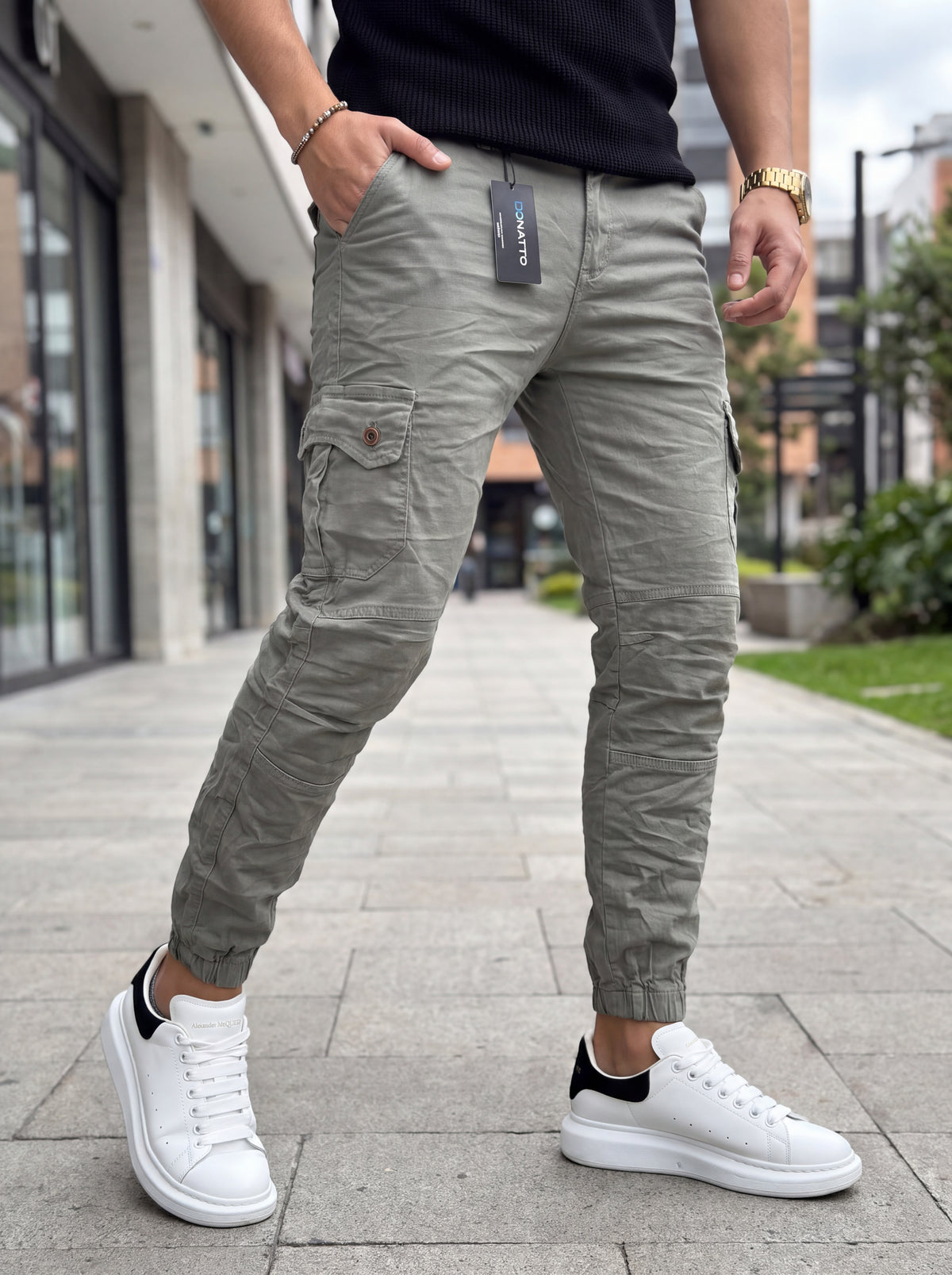 Jogger Cargo Verde Militar