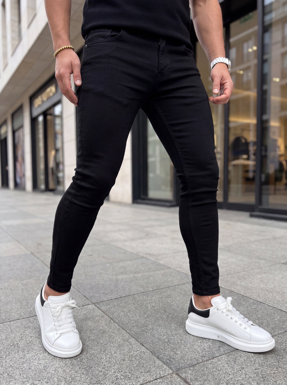 JEAN SKINNY - NEGRO LISO
