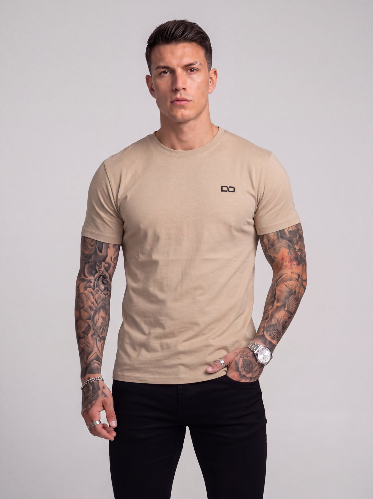 Camiseta Básica Essential Beige