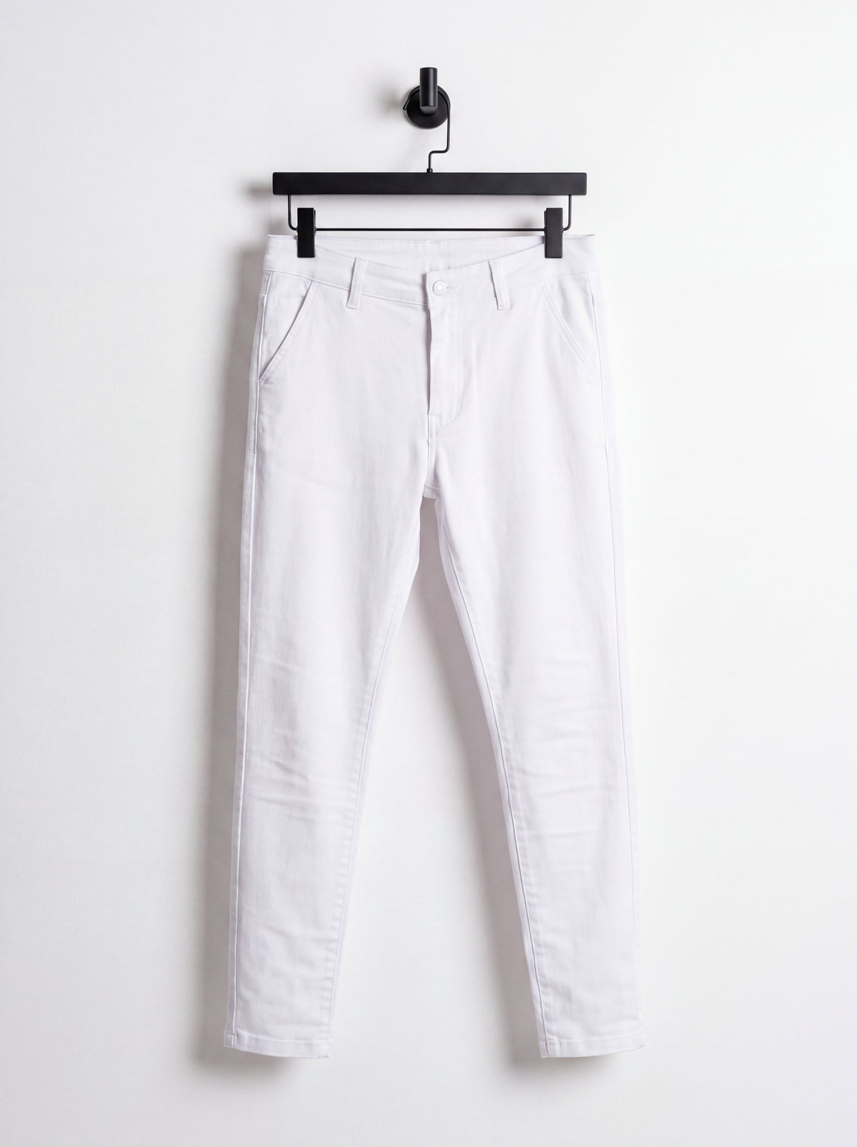 Pantalón Drill Slim Fit Blanco