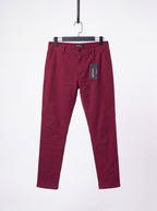 Pantalón Punto Roma Slim Borgoña