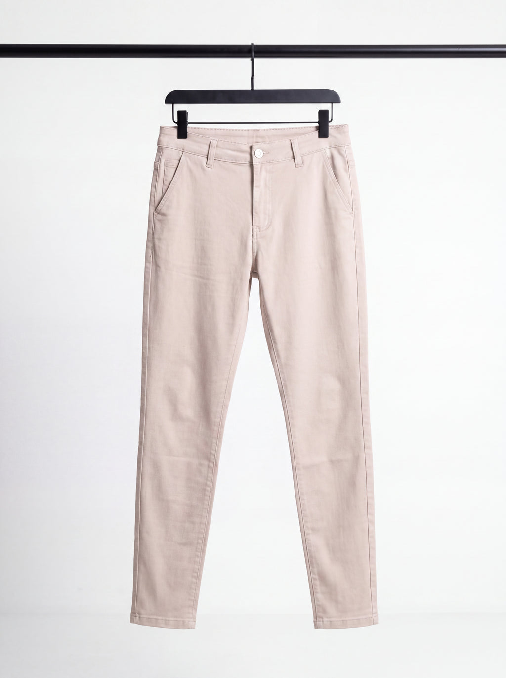 Pantalón Drill Slim Fit Marfil