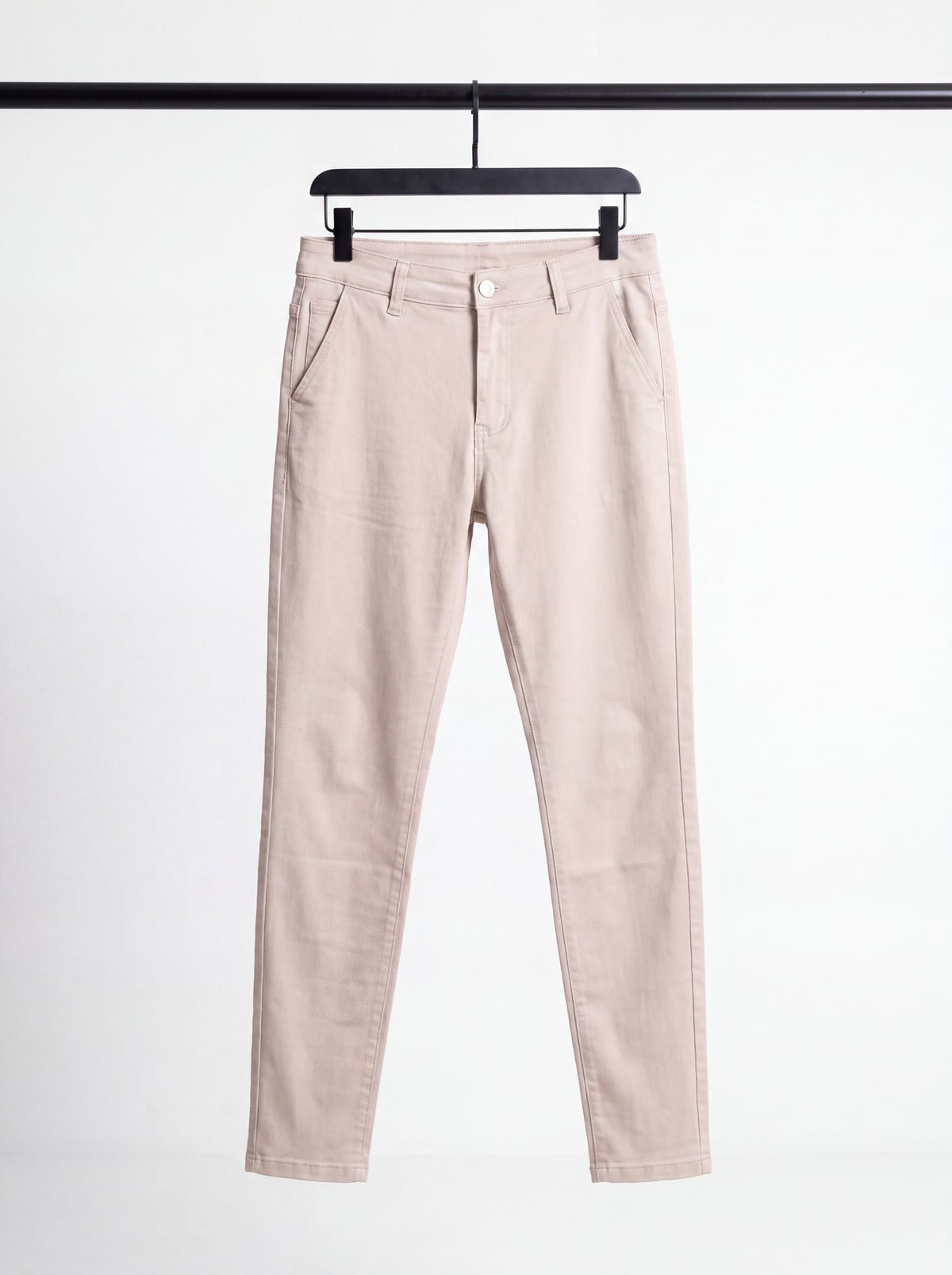 Pantalón Drill Slim Fit Marfil