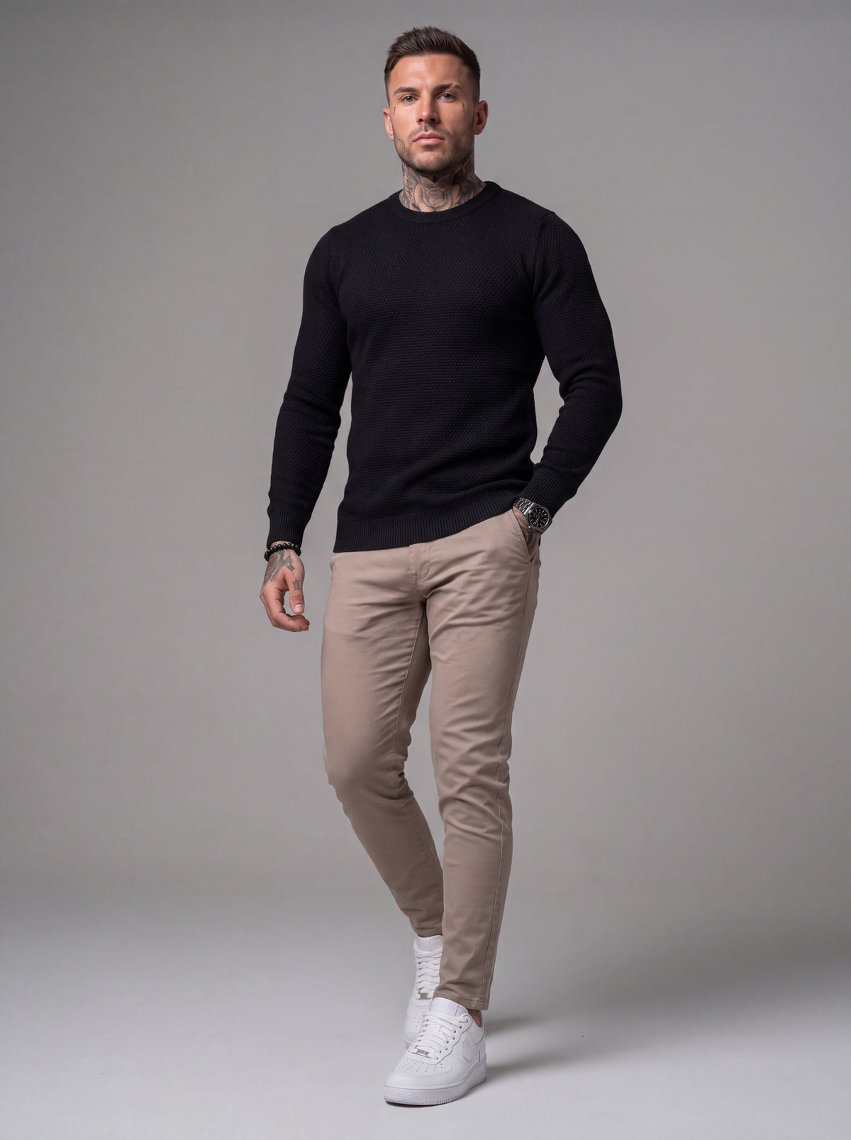 Set Oslo — Negro & Beige