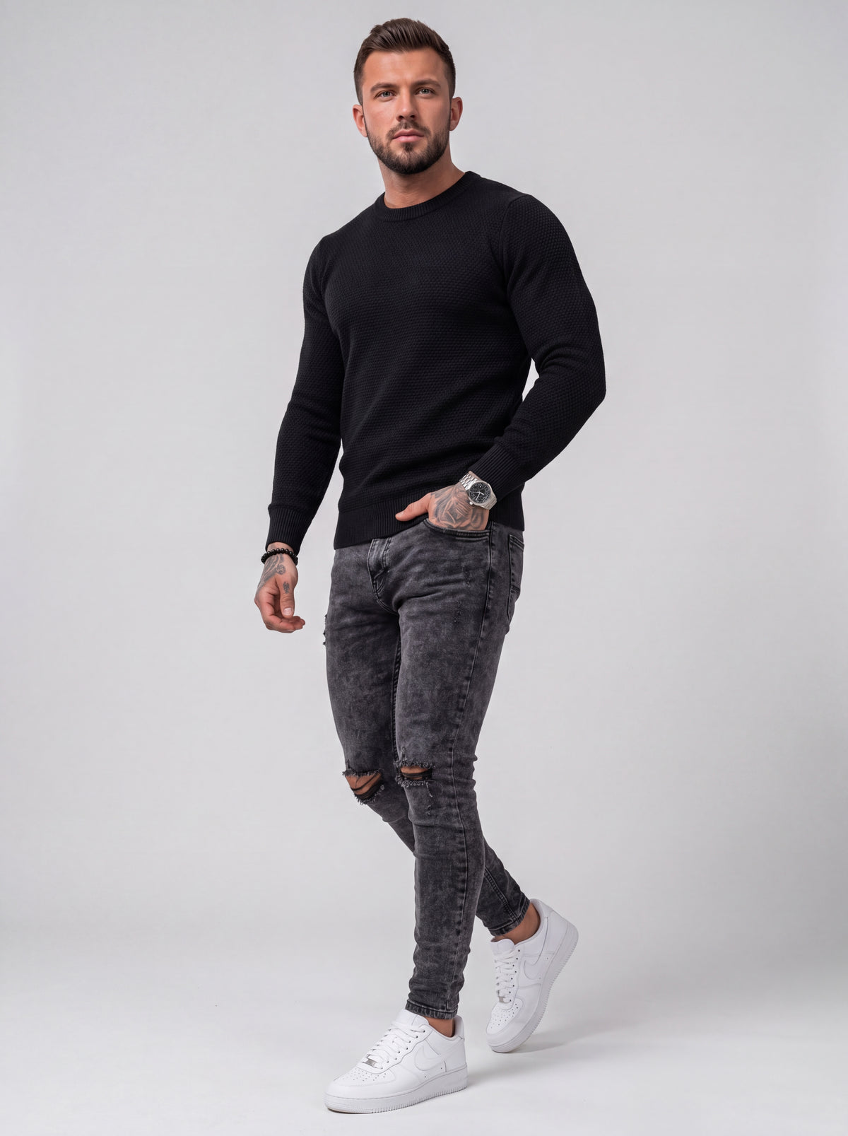 Set Noir — Black & Denim
