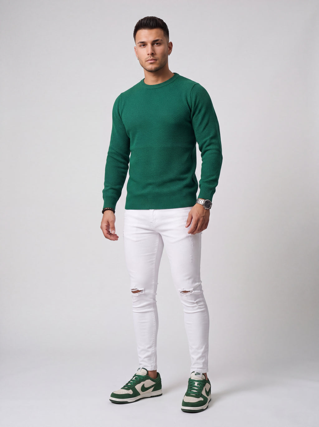 Set Verona — Verde & Blanco