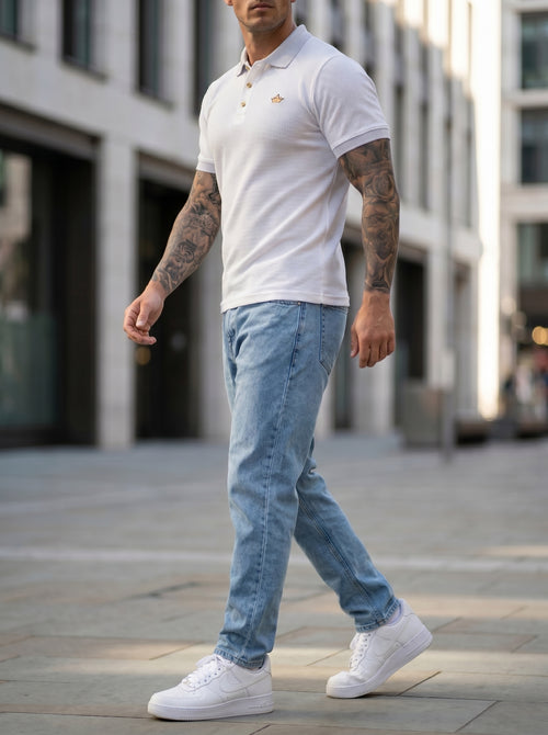 JEAN MOM FIT -  AZUL CIELO