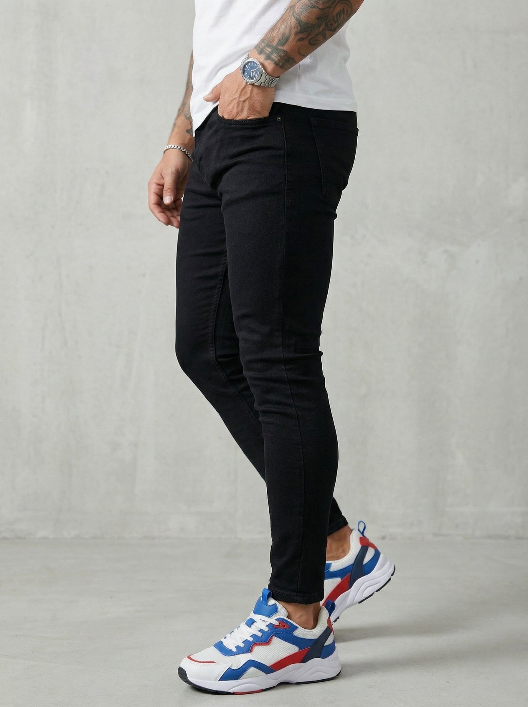 JEAN SKINNY - NEGRO LISO