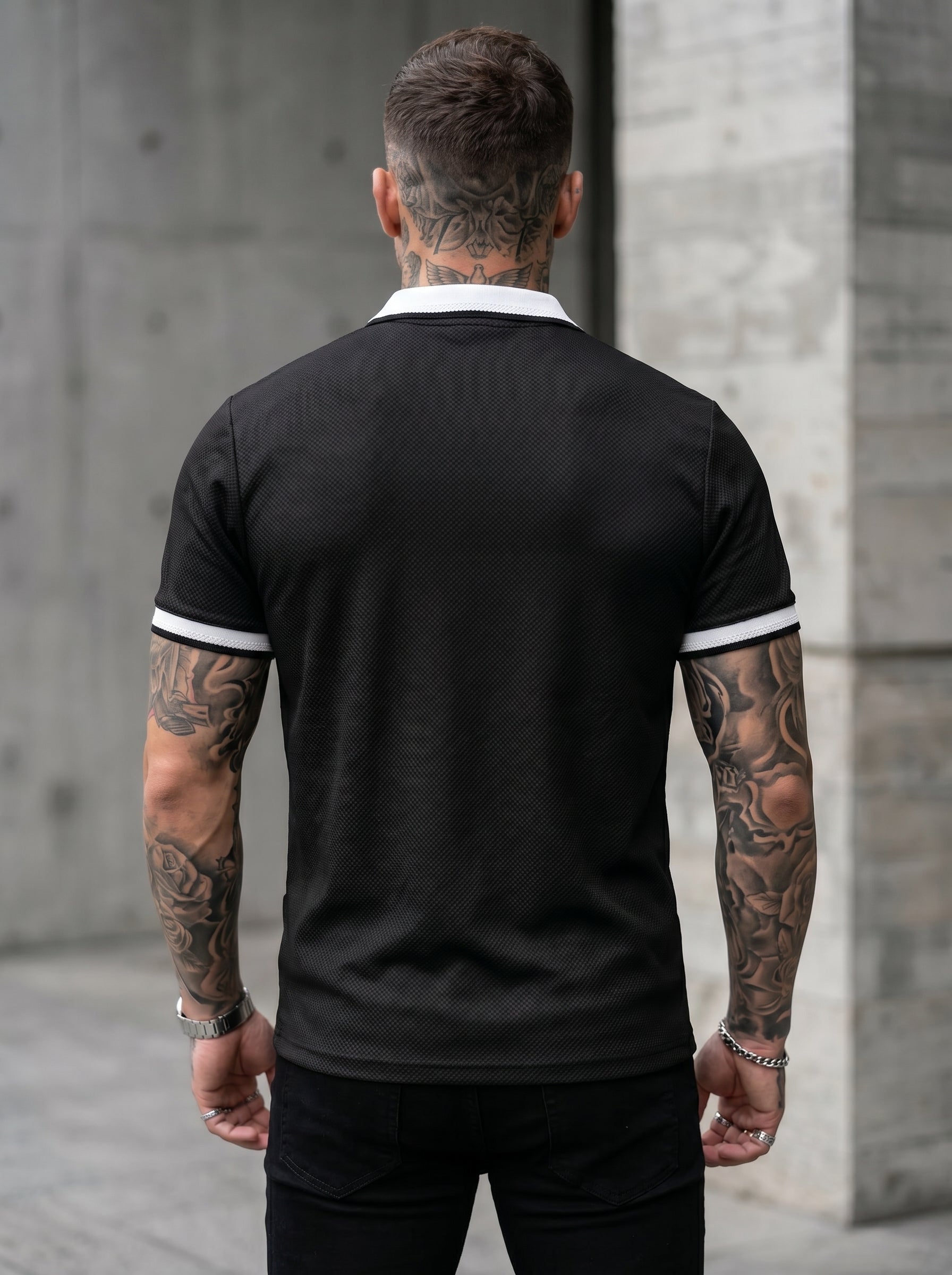 POLO DO – MONACO STRIPE BLACK