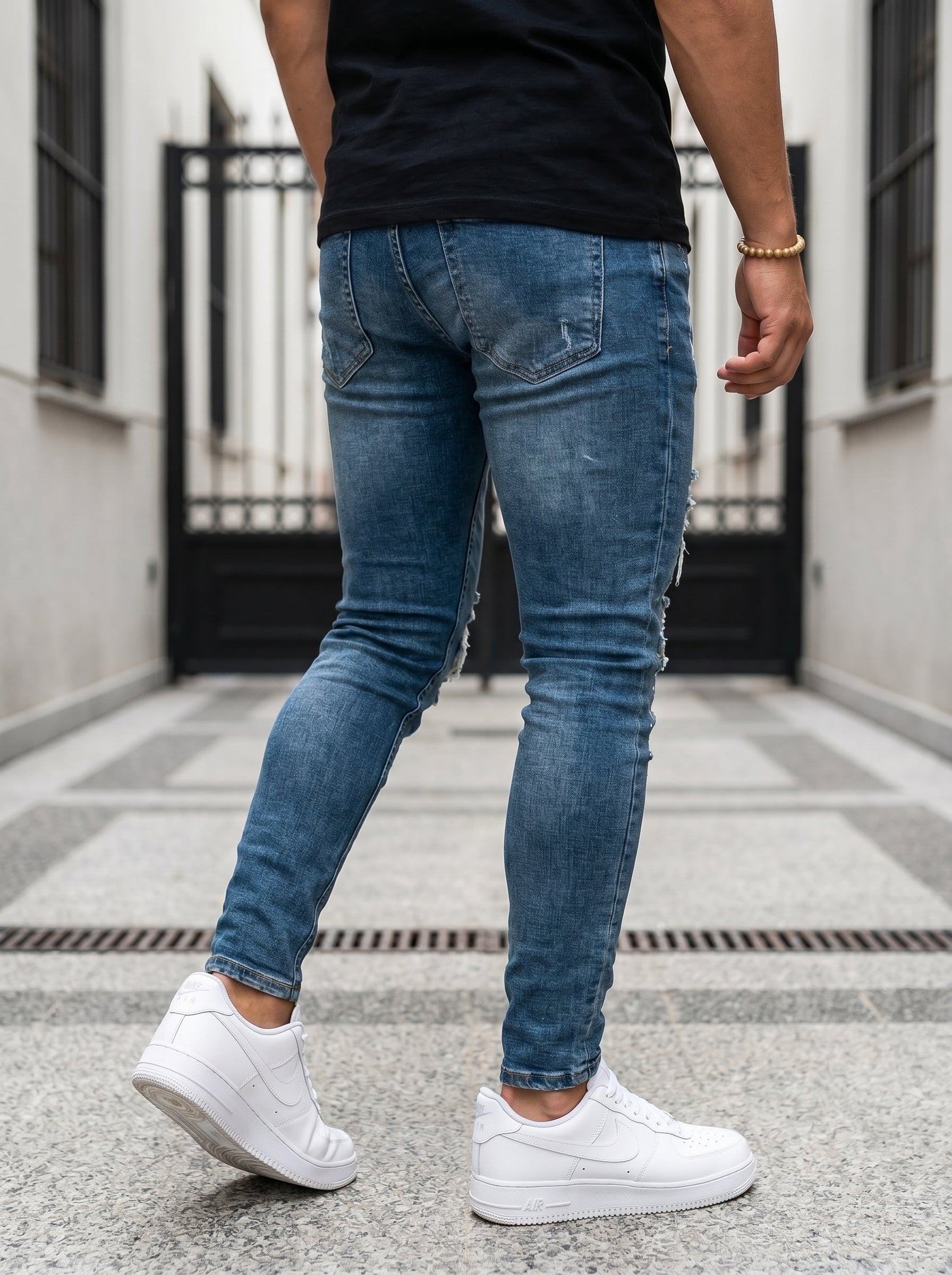 JEANS SKINNY FIT – URBAN SPLASH BLUE