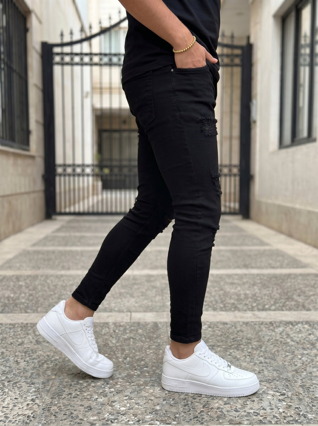 JEAN SKINNY - NEGRO LISO