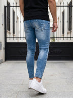 POLO MONACO STRIPE BLACK - JEAN SKINNY BLUE URBAN