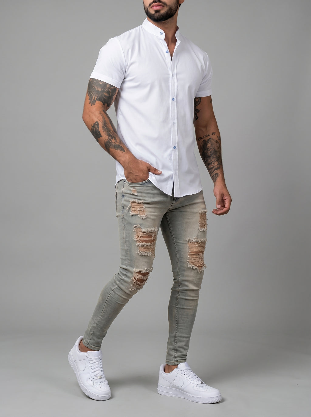 JEAN URBAN ICE - WHITE ESSENTIAL