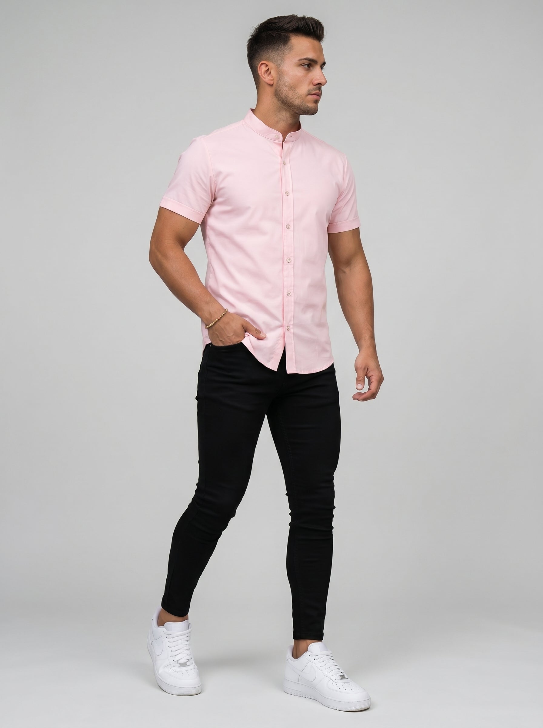 JEAN BLACK TOTAL - CAMISA ROSE ESSENTIAL
