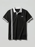 POLO DONATTO – MONACO STRIPE BLACK