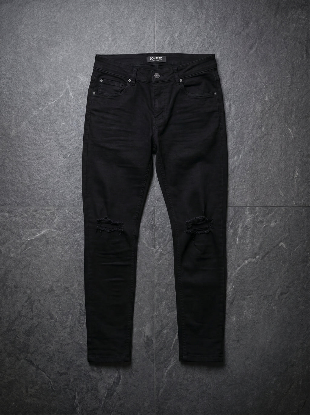 JEAN BLACK TOTAL KNEE RIP - CAMISA SUSENT ESSENTIAL