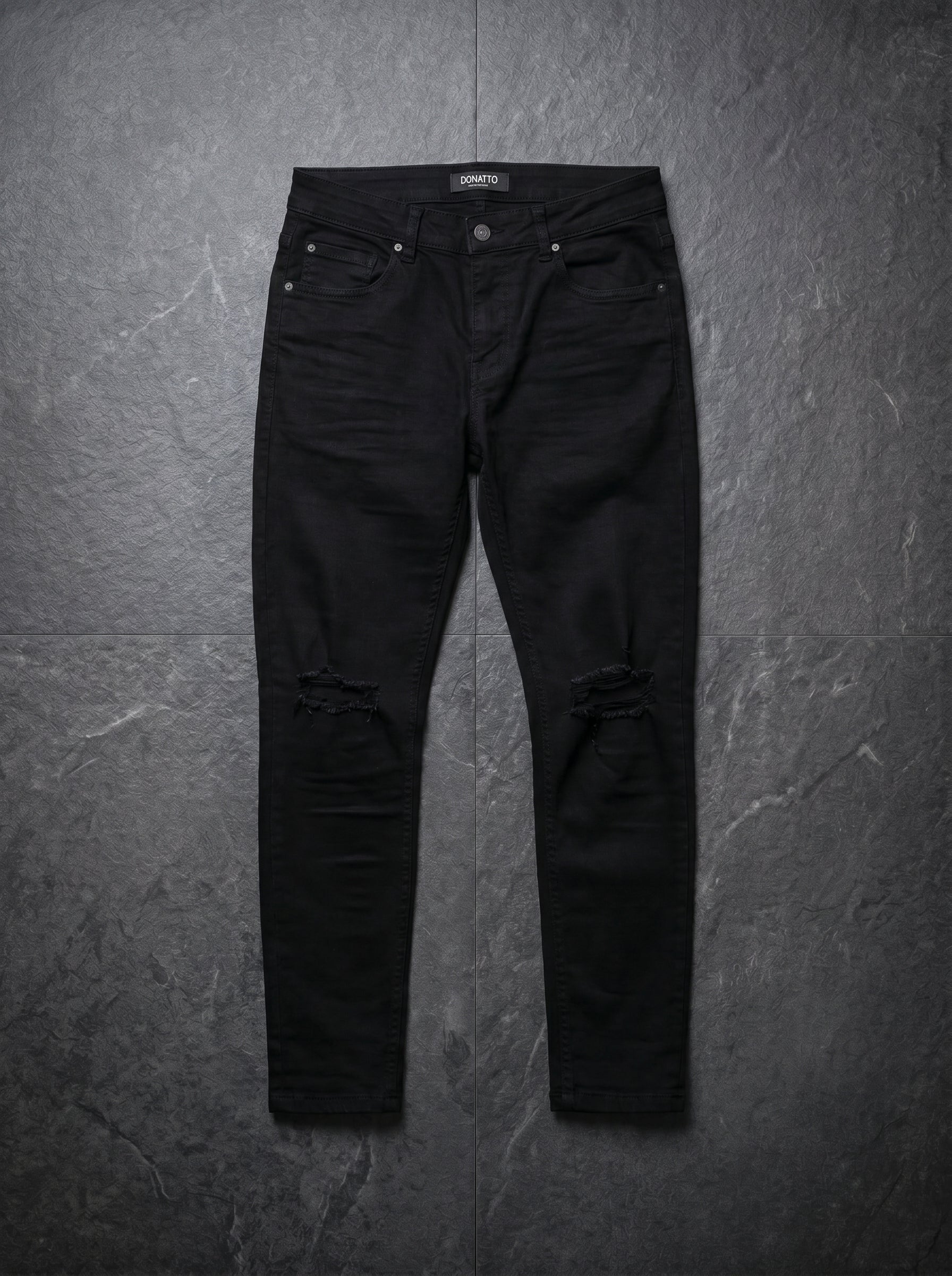JEAN BLACK TOTAL KNEE RIP - CAMISA SUSENT ESSENTIAL
