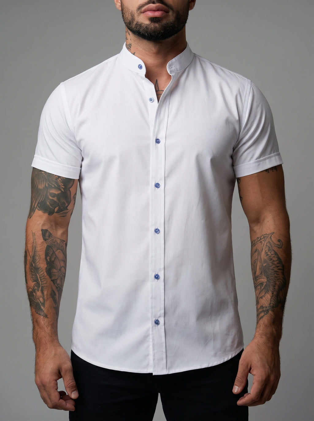 JEAN DARK REBEL - CAMISA WHITE ESSENTIAL