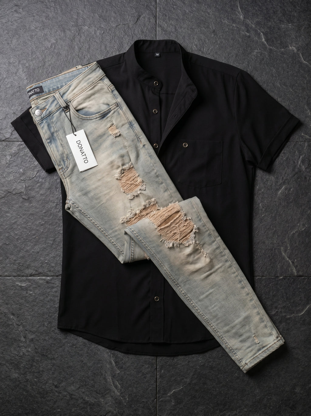 JEAN URBAN ICE - CAMISA BLACK ESSENTIAL