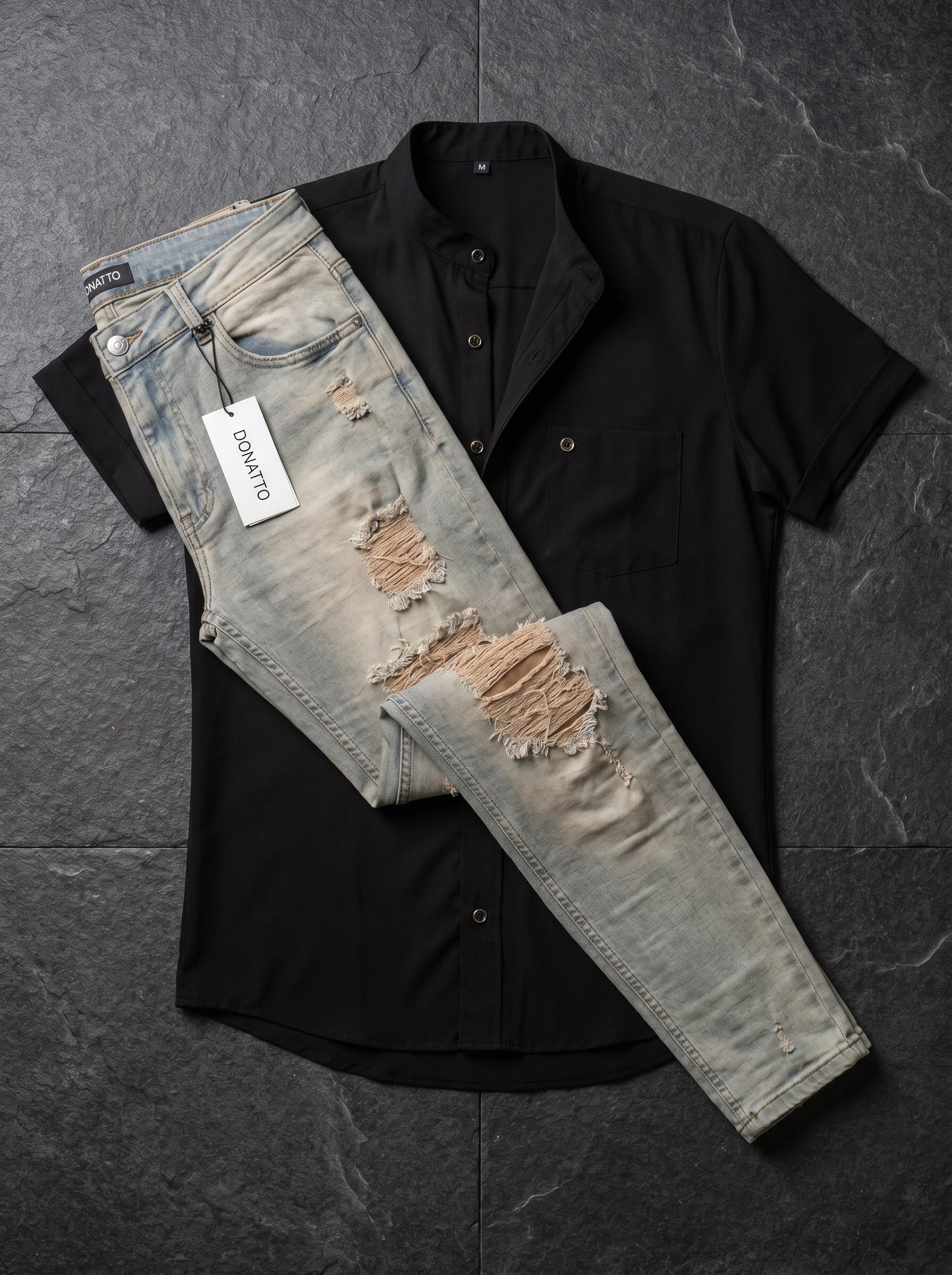 JEAN URBAN ICE - CAMISA BLACK ESSENTIAL
