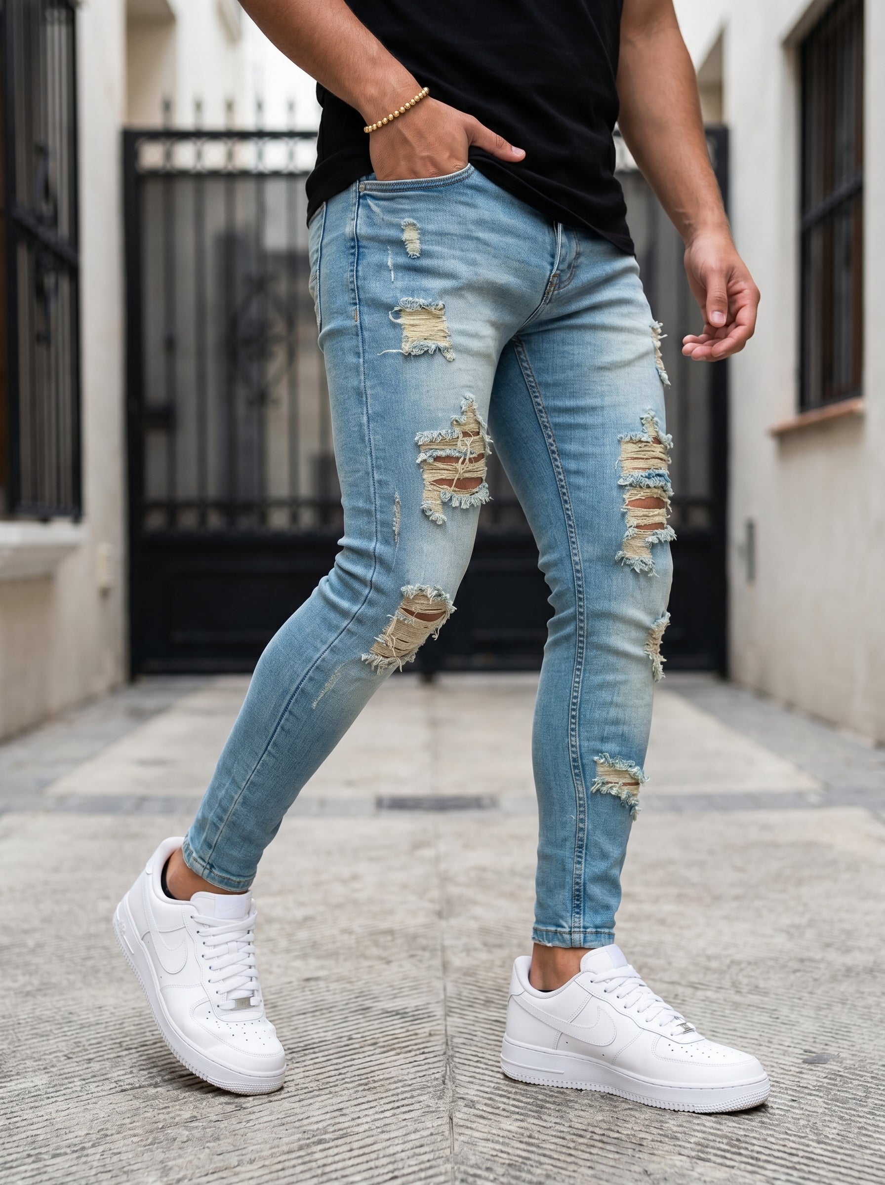 JEAN SKINNY - AZUL CLARO FROST