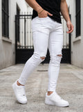JEAN SKINNY - BLANCO ROTO RODILLA