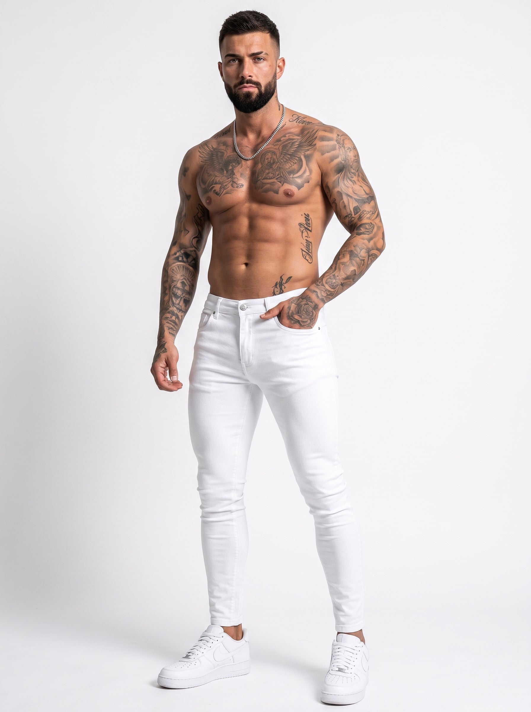 JEAN SKINNY - BLANCO LISO