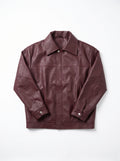 CHAQUETA CUERO TEX MILANO BURGUNDY