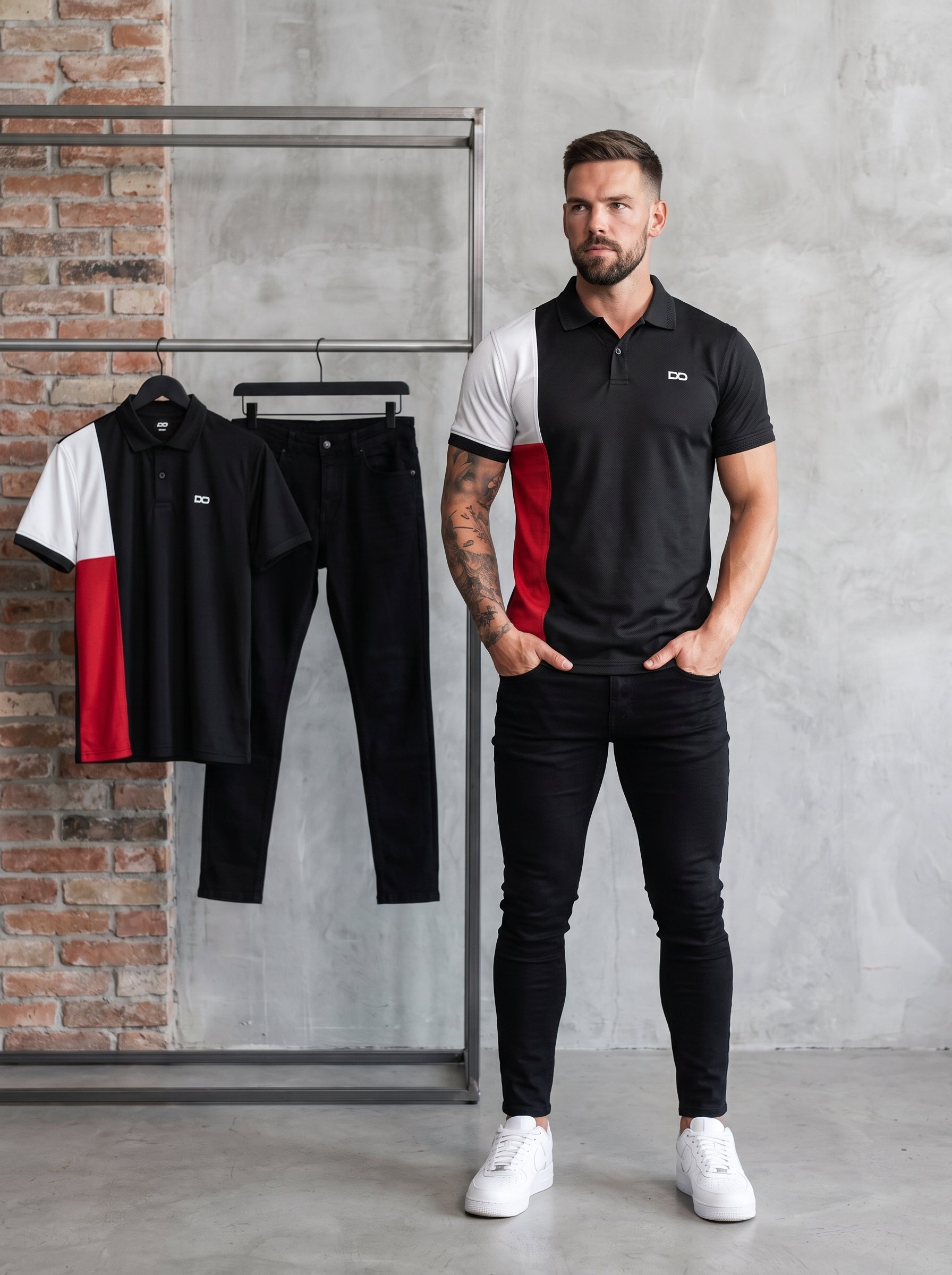 POLO DO – MONACO RACING - JEAN NEGRO LISO