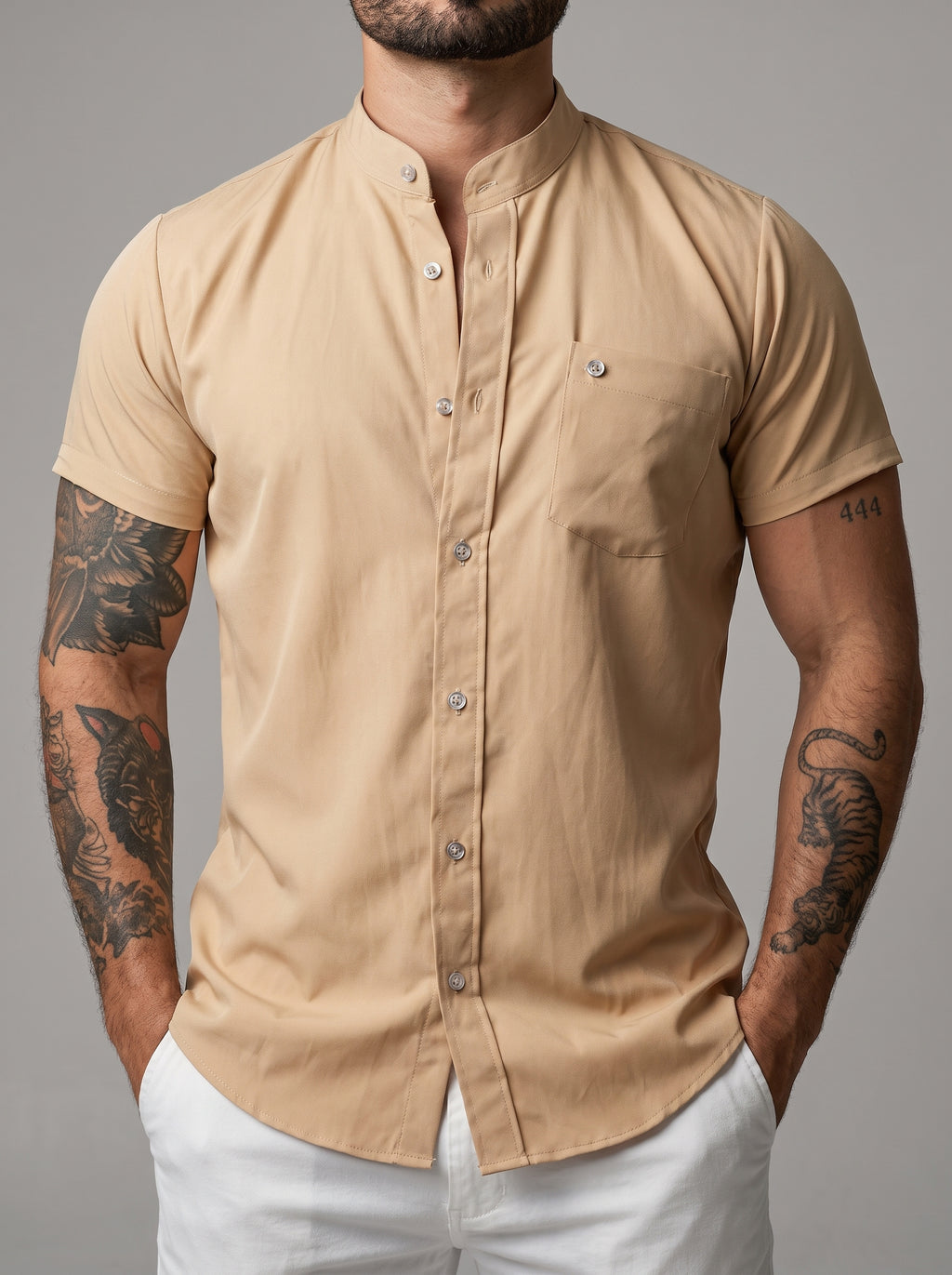 Camisa Neru Beige