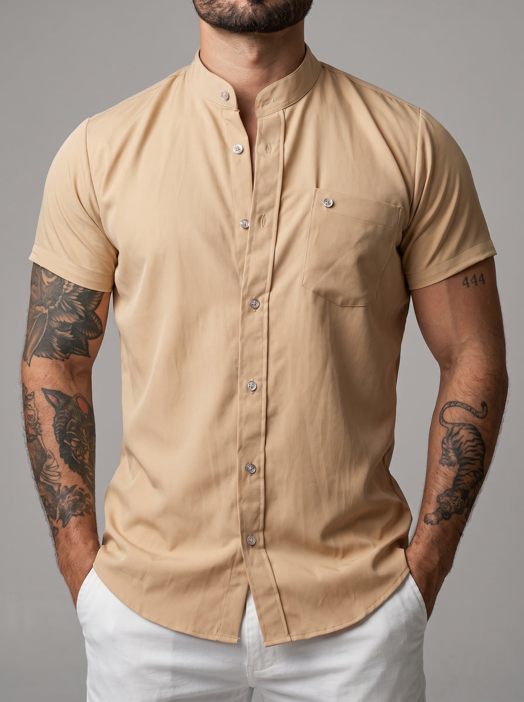 Camisa Neru Beige