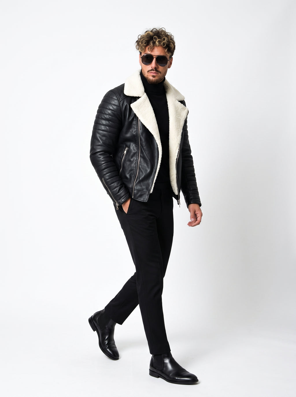 CHAQUETA CUERO TEX OVEJERO PREMIUM