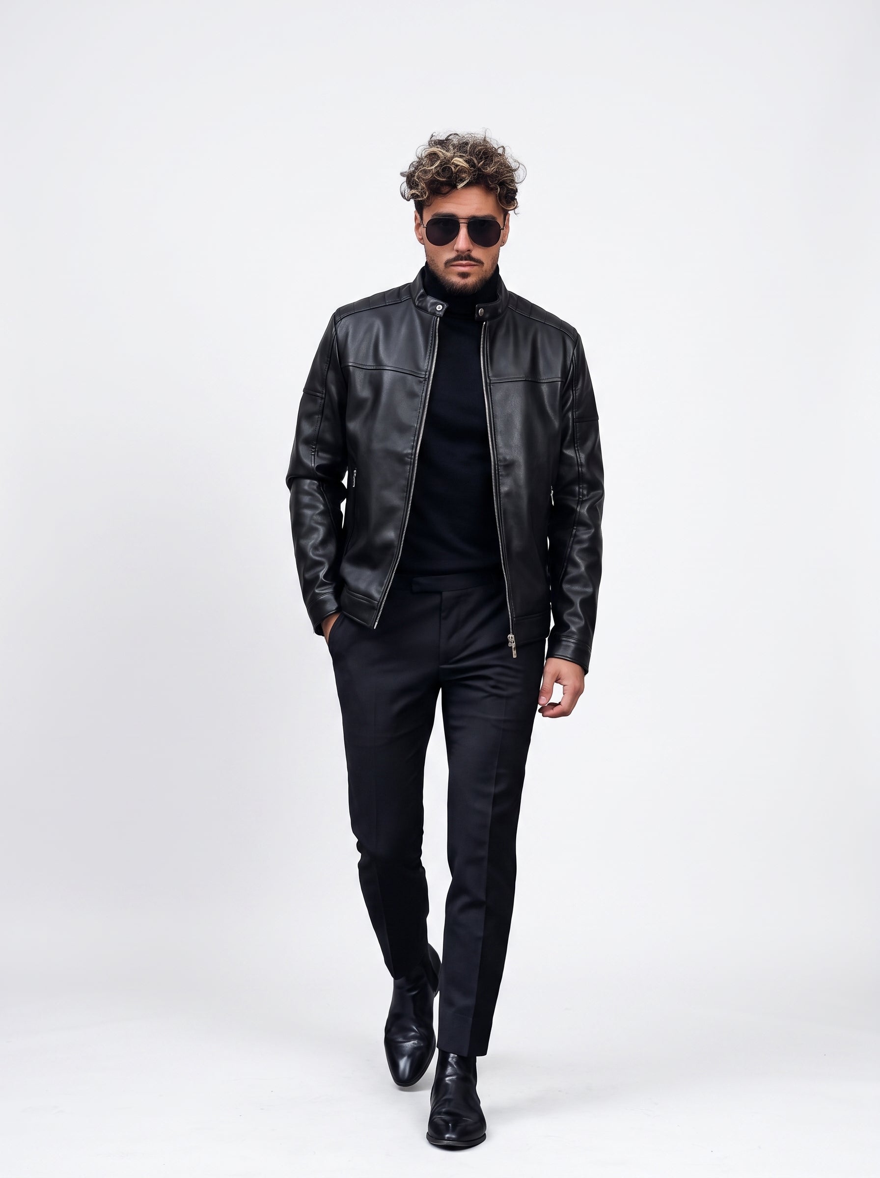 CHAQUETA CUERO TEX NERU PREMIUM