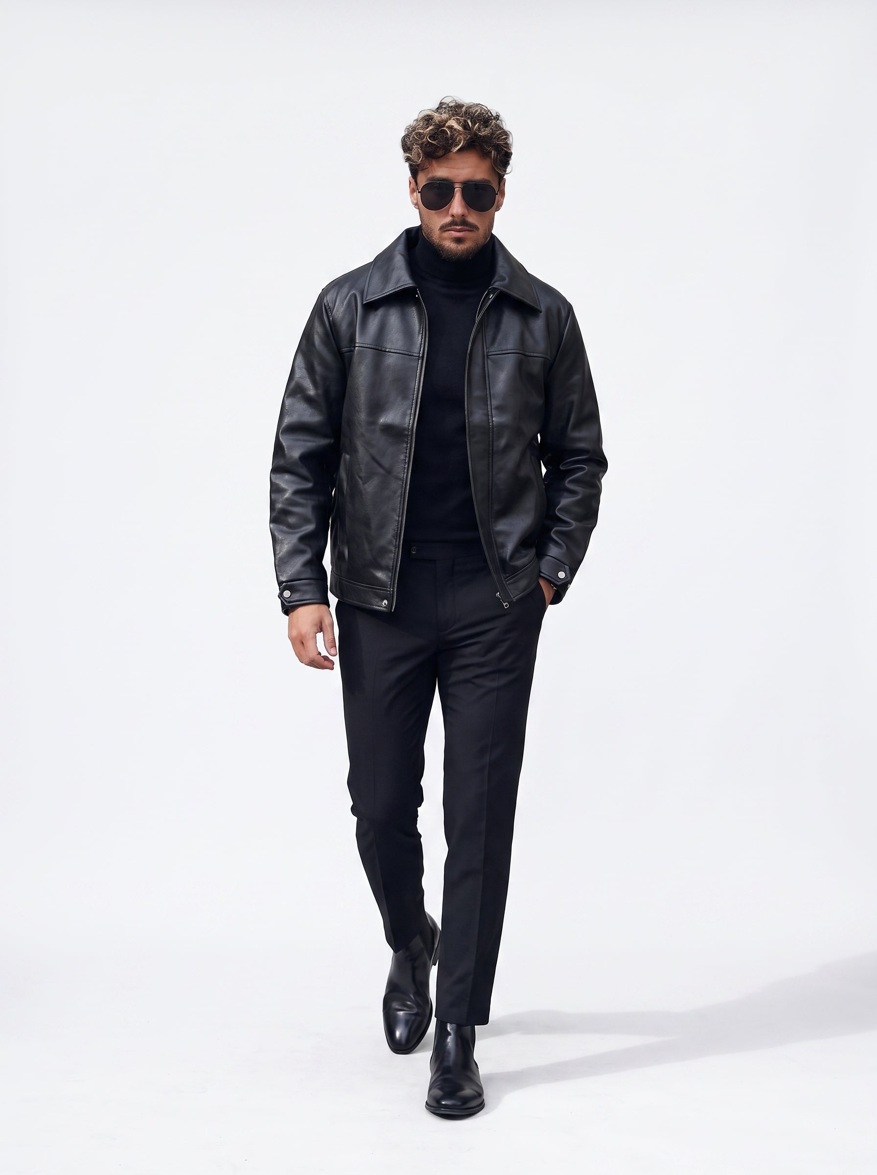 CHAQUETA CUERO TEX MILANO