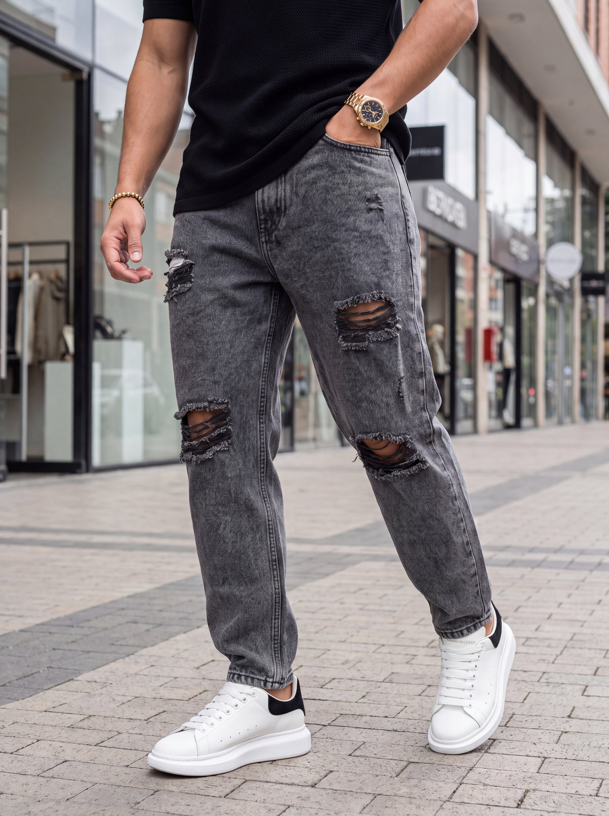 Jean Mom Fit Shadow