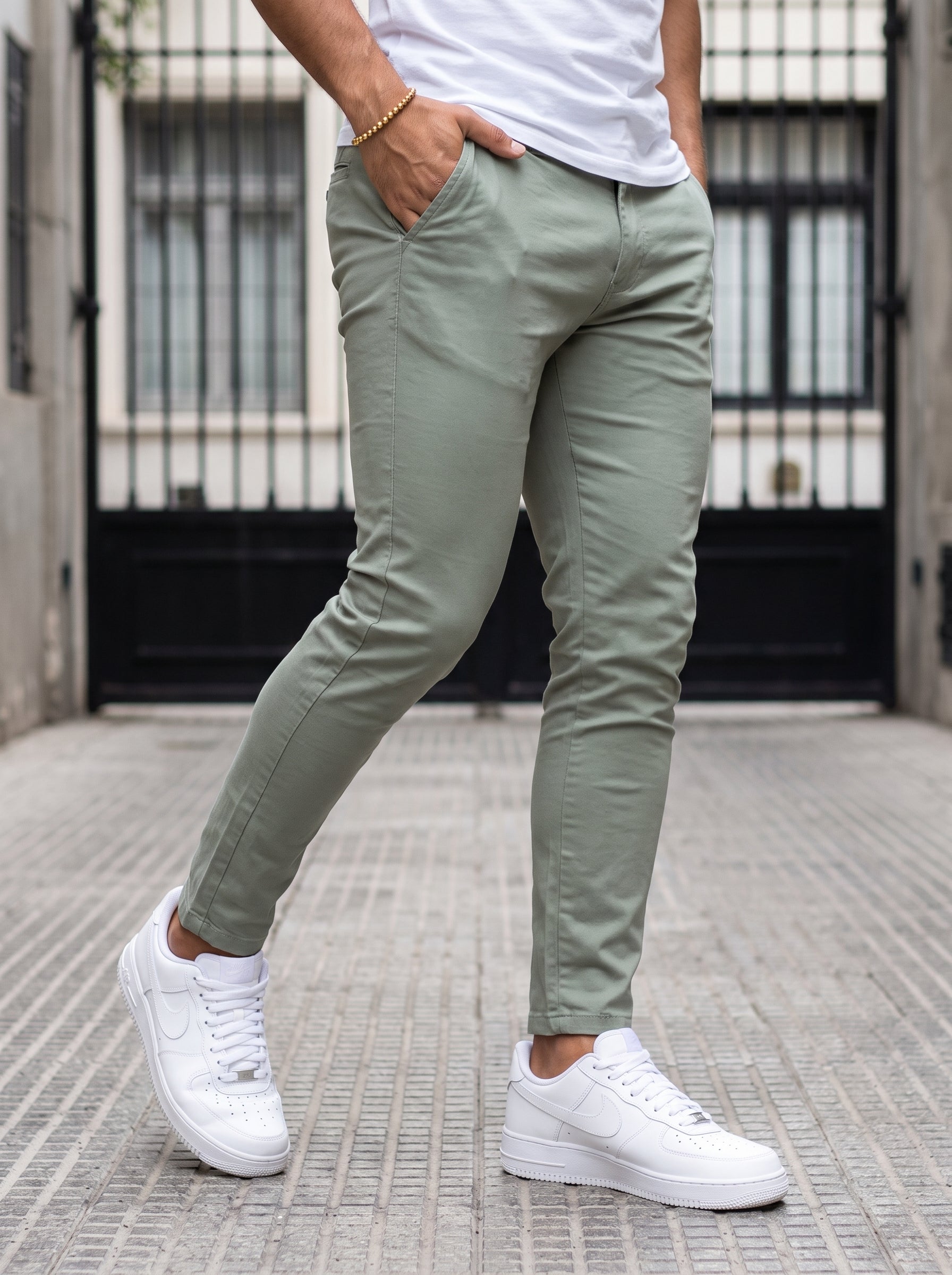 DRILL SLIM VERDE SAGE